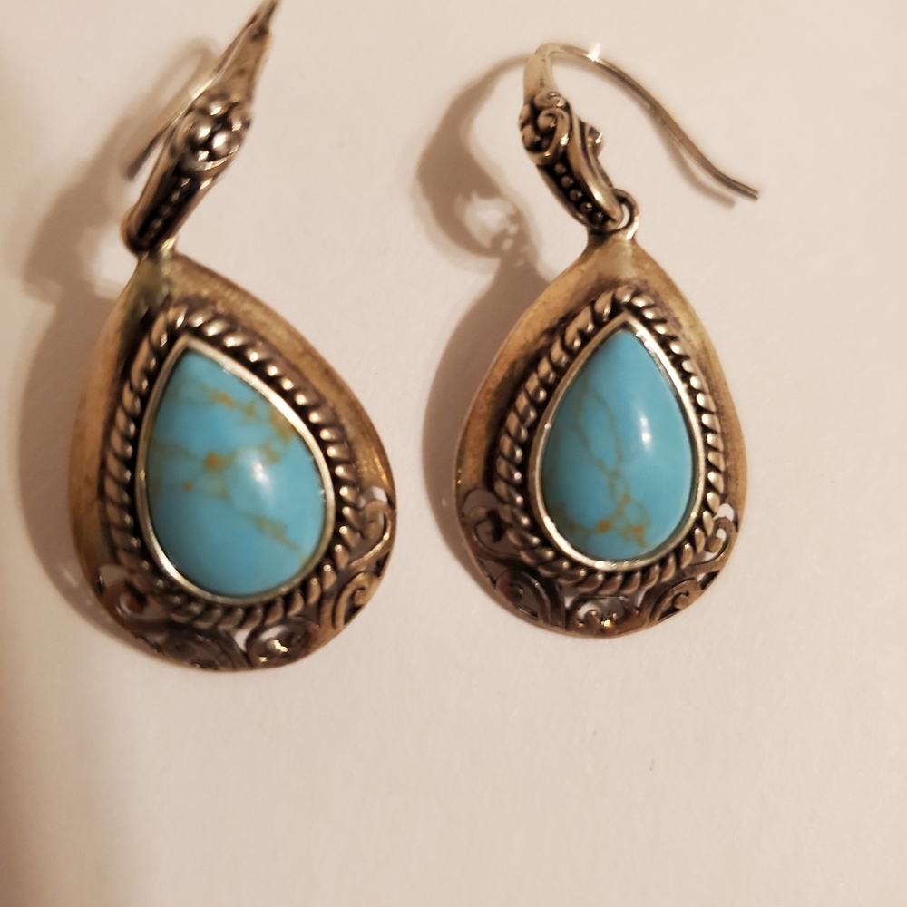 Sterling Silver Turquoise Earrings